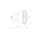 Led лампа Nowodvorski REFLECTOR GU10 3000К 10995
