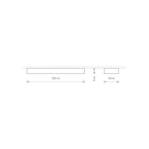 Лінійний світильник Nowodvorski SOFT LED G13 3000К білий 7542 - Фото 4