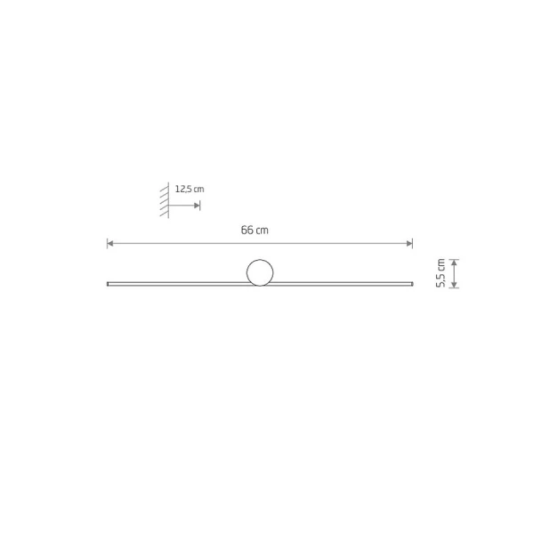Лінійне бра Nowodvorski SPIN 10Вт 3000К білий 11587 - Фото 2