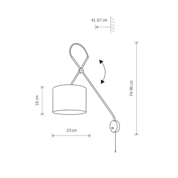 Настінний світильник (бра) Nowodvorski VIPER E14 білий 6512 - Фото 2
