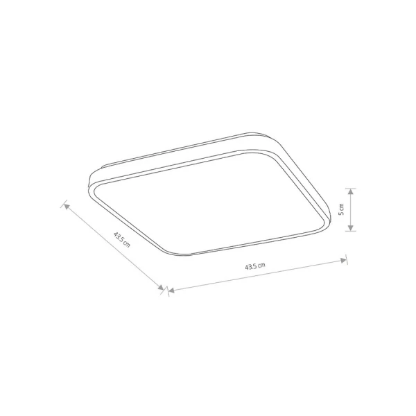 Світильник стельовий Nowodvorski AGNES SQUARE 32Вт 3000К чорний 10985 - Фото 6