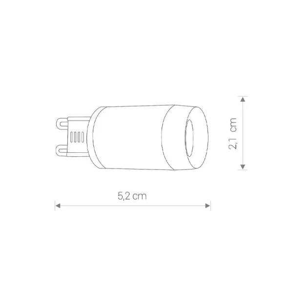 Led лампа Nowodvorski Bulb g9 led G9 4000К 8447 - Фото 2