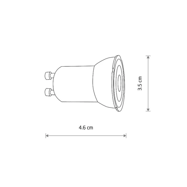 Led лампа Nowodvorski Bulb GU10 GU10 3000К білий 10230 - Фото 2