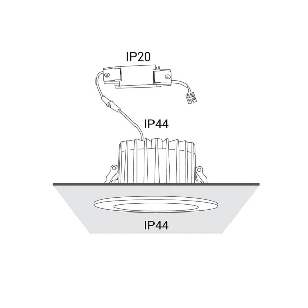 Світильник точковий врізний Nowodvorski CL KEA 20Вт 3000К білий 8773 - Фото 7