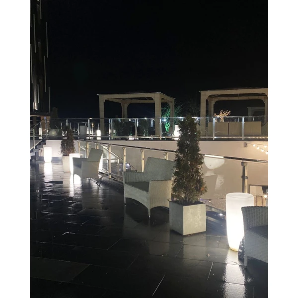 Світильник вуличний Nowodvorski FLOWERPOT E27 білий 9712 - Фото 3