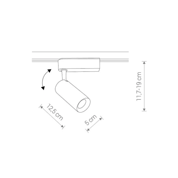 Світильник трековий Nowodvorski IRIS 12Вт 4000К білий 9002 - Фото 2