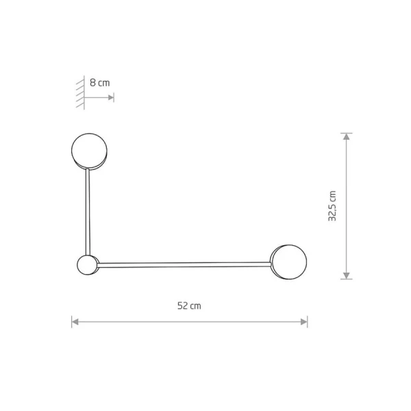 Підсвітка стіни Nowodvorski ORBIT GX53 білий 7801 - Фото 2
