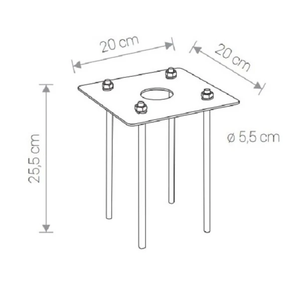 Світильник вуличний Nowodvorski PATHWAY нікелевий 8795 - Фото 4