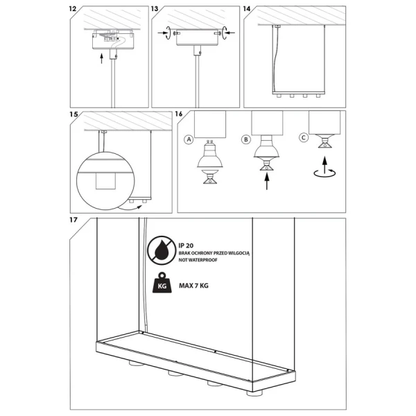 Сучасна люстра Nowodvorski PLANT GU10 білий 9382 - Фото 7