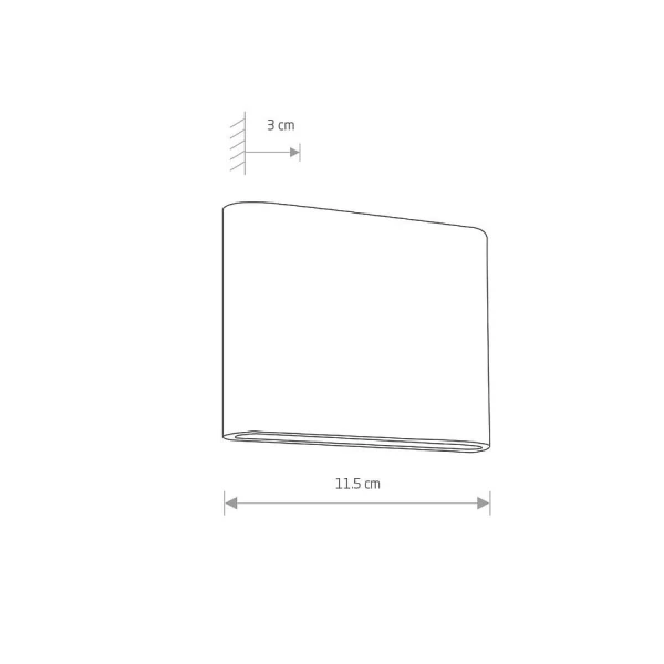 Фасадний світильник Nowodvorski SEMI 7Вт 3000К графітовий 6775 - Фото 5