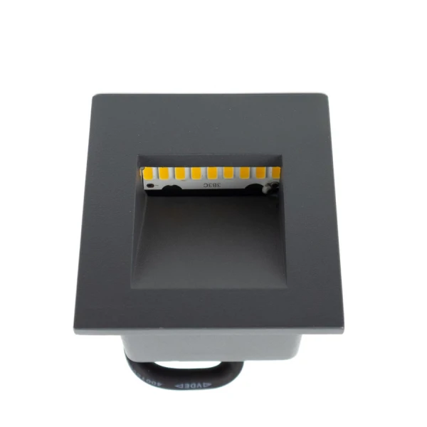 Вуличний світильник Nowodvorski STEP 3Вт 3000К графітовий 6907 - Фото 4