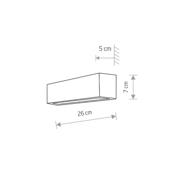 Лінійний світильник Nowodvorski STRAIGHT WALL E14 графітовий 6350 - Фото 2