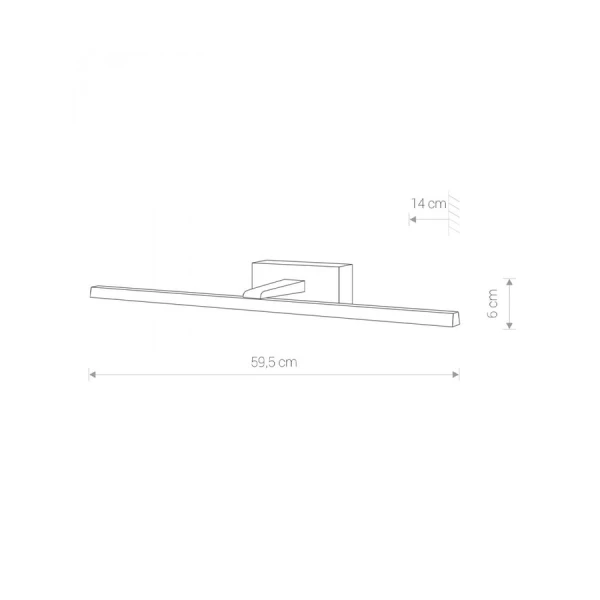 Світильник у ванну Nowodvorski VAN GOGH 13Вт 3000К білий 10291 - Фото 2