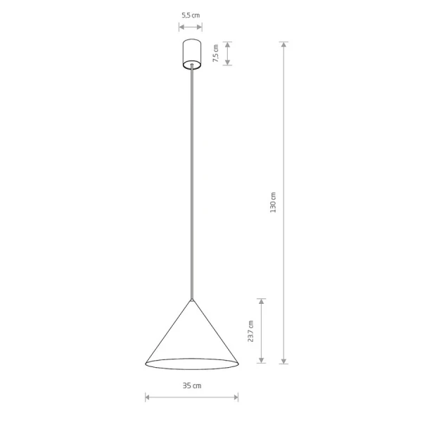Підвісний світильник Nowodvorski ZENITH GU10 сірий 11485 - Фото 9