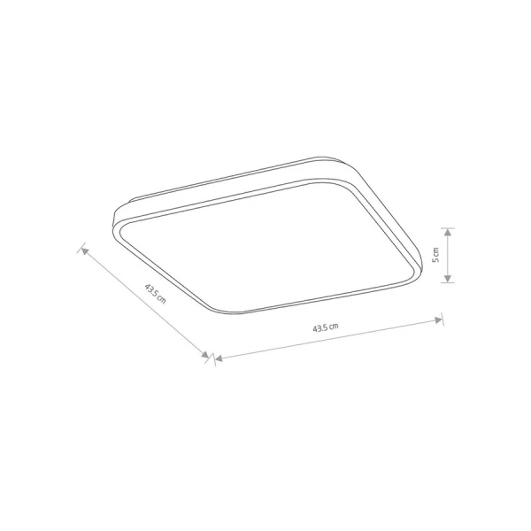 Світильник стельовий Nowodvorski AGNES SQUARE 32Вт 4000К чорний 10986 - Фото 7