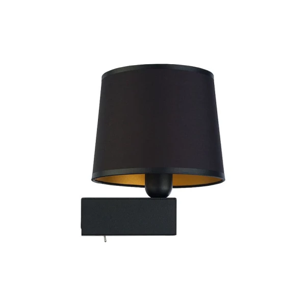 Настінний світильник (бра) Nowodvorski CHILLIN E27 чорний 8197 - Фото 1