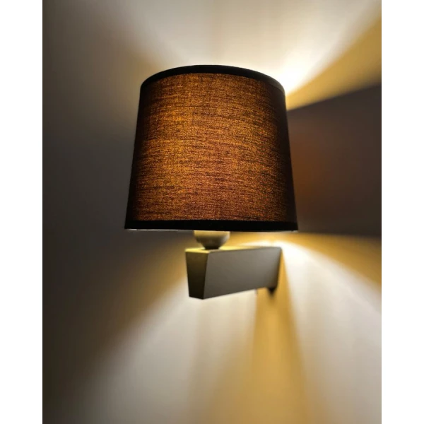 Настінний світильник (бра) Nowodvorski CHILLIN E27 чорний 8197 - Фото 2