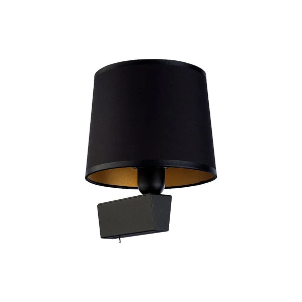 Настінний світильник (бра) Nowodvorski CHILLIN E27 чорний 8197 - Фото 4