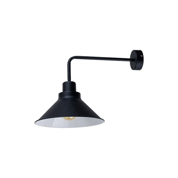Настінний світильник (бра) Nowodvorski CRAFT E27 чорний 9151 - Фото 1