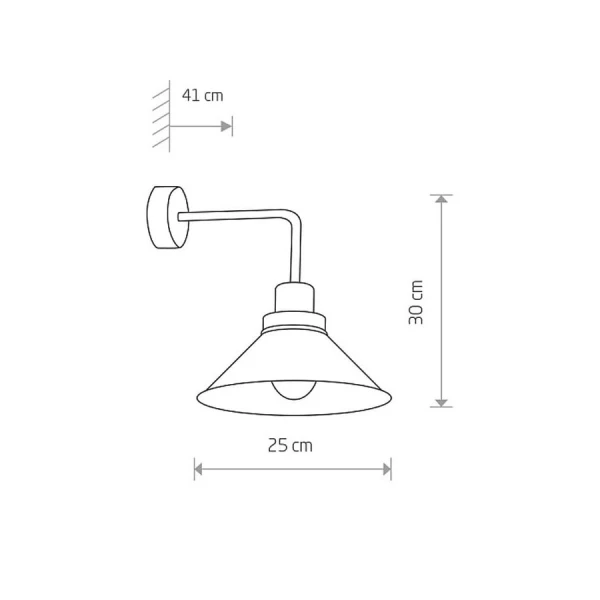 Настінний світильник (бра) Nowodvorski CRAFT E27 чорний 9151 - Фото 2