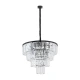 Кришталева люстра Nowodvorski CRISTAL E14 чорний 7614