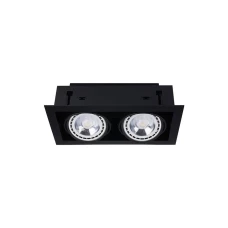 Nowodvorski DOWNLIGHT GU10 чорний 9570. Точковий світильник врізний