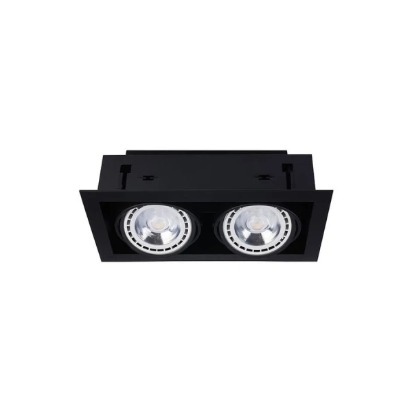 Світильник точковий врізний Nowodvorski DOWNLIGHT GU10 чорний 9570 - Фото 1