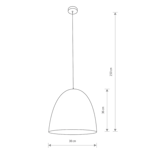 Підвісний світильник Nowodvorski EGG E27 білий 9021 - Фото 4