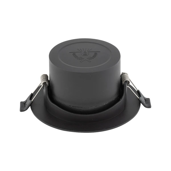 Світильник точковий врізний Nowodvorski EGINA LED 10Вт 3000К чорний 10553 - Фото 4