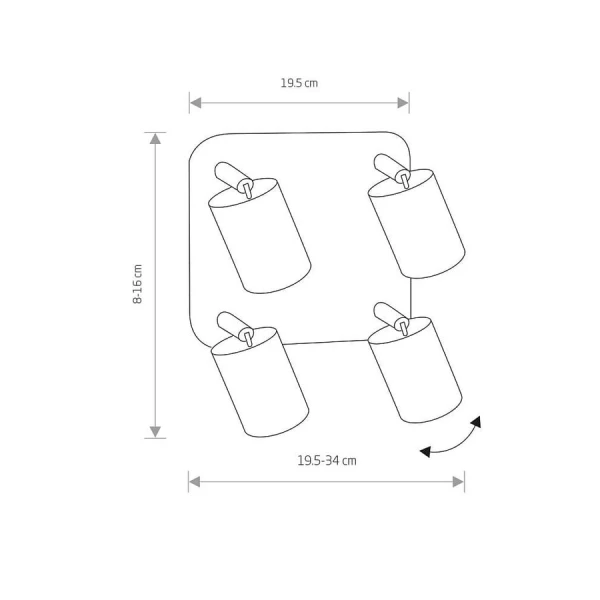 Світильник спот Nowodvorski EYE SPOT GU10 чорний 6022 - Фото 2
