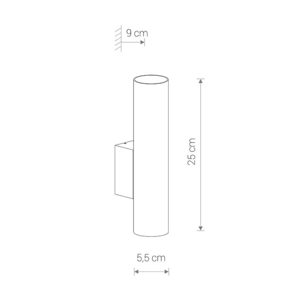 Підсвітка стіни Nowodvorski EYE WALL GU10 латунний 8074 - Фото 2