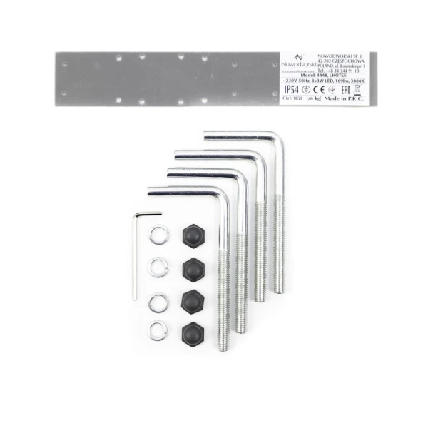 Світильник вуличний Nowodvorski LHOTSE 3Вт 3000К графітовий 4448 - Фото 9