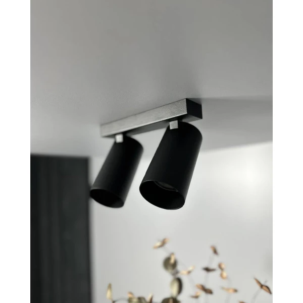 Світильник спот Nowodvorski MONO GU10 чорний 7841 - Фото 2