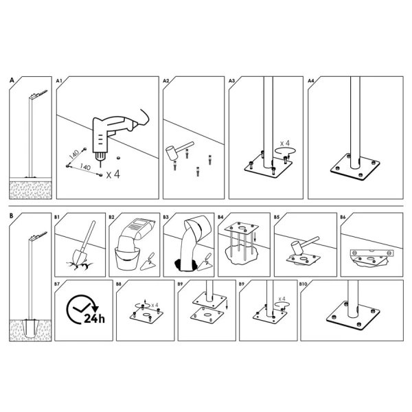 Вуличний ліхтарний стовп Nowodvorski PATHWAY 24Вт 3000К чорний 9420 - Фото 5