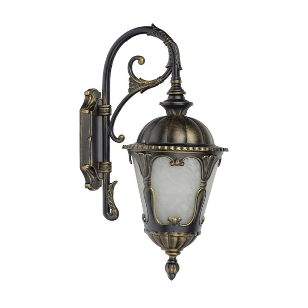 Світильник вуличний настінний Nowodvorski TYBR E27 чорний 4686 - Фото 1