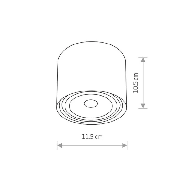 Точковий світильник Nowodvorski BIT GU10 білий 9482 - Фото 2