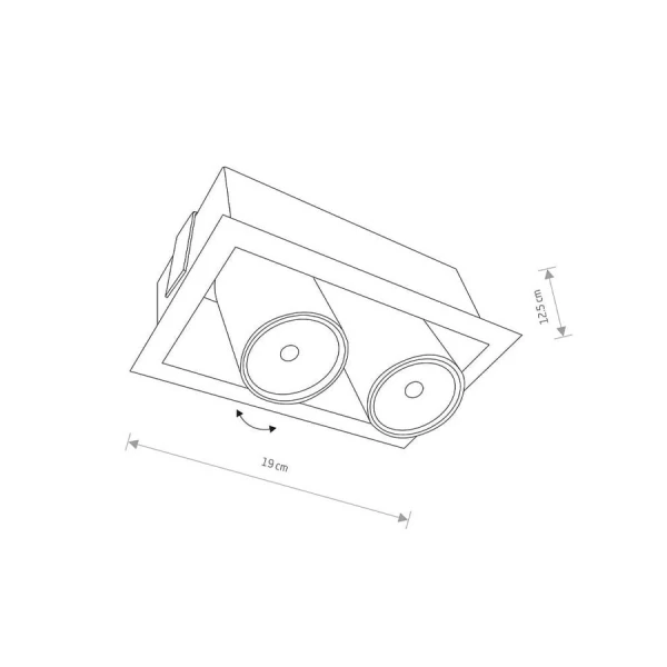 Світильник точковий врізний Nowodvorski EYE MOD GU10 чорний 8940 - Фото 2