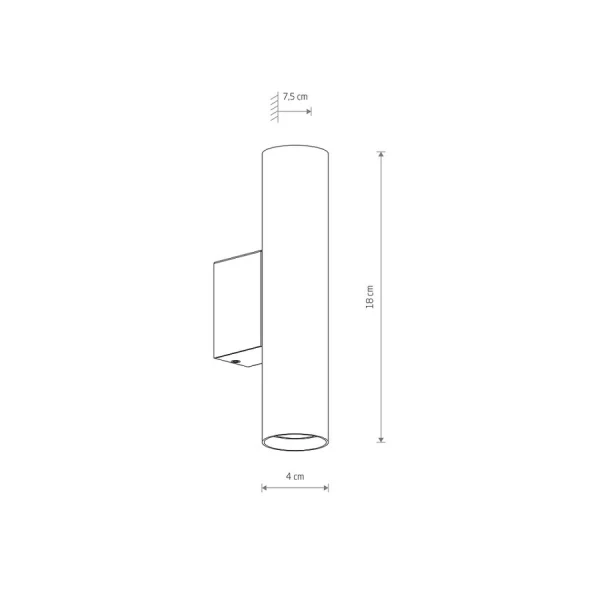 Підсвітка стіни Nowodvorski FOURTY GU10 сірий 10891 - Фото 5