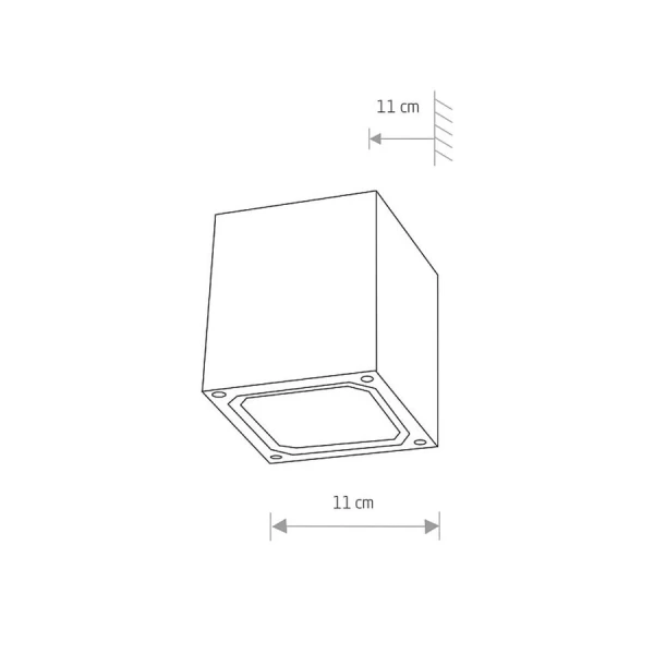 Фасадний світильник Nowodvorski KHUMBU G9 графітовий 4443 - Фото 2