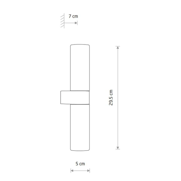 Світильник у ванну Nowodvorski NATALIE G9 сірий (хром) 10726 - Фото 2
