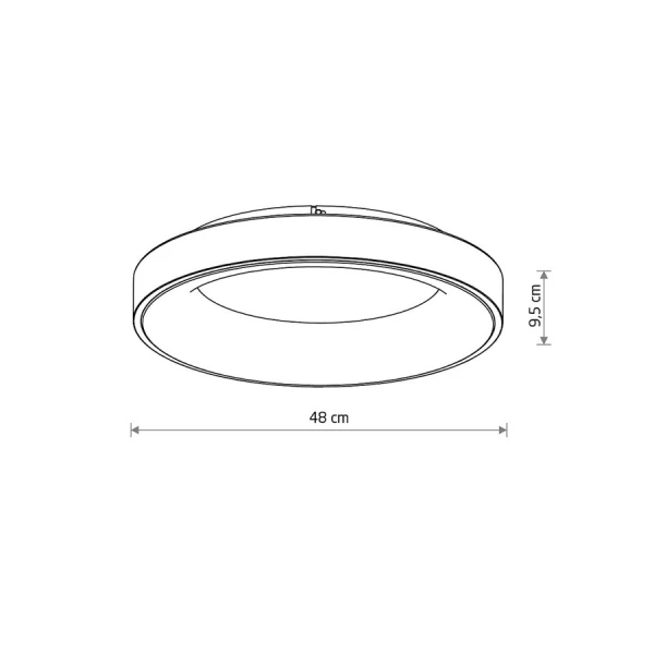 Світильник стельовий Nowodvorski NIKKI 48Вт 4000К білий 11204 - Фото 5