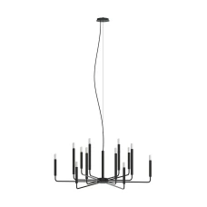 Nowodvorski ORTO E14 чорний 11462. Люстра свічка