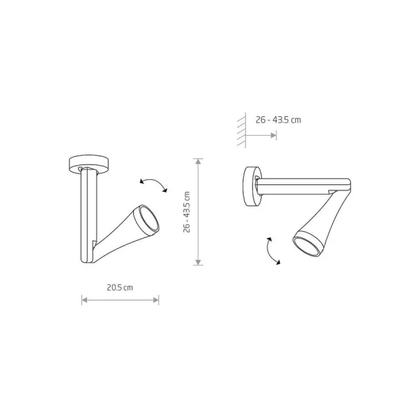 Світильник вуличний настінний Nowodvorski OTTAWA GU10 графітовий 9562 - Фото 2
