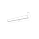 Лінійний світильник Nowodvorski STRAIGHT WALL G13 3000К графітовий 7560