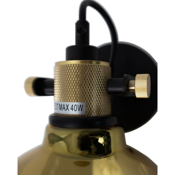 Настінний світильник (бра) Nowodvorski AMALFI E27 золотий 9155 - Фото 5