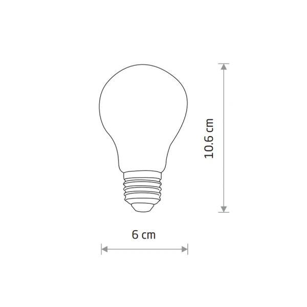 Філаментна cвітлодіодна лампа Nowodvorski BULB E27 3000К 10587 - Фото 2