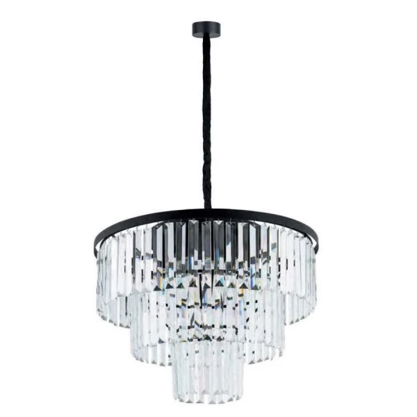 Кришталева люстра Nowodvorski CRISTAL E14 чорний 7616 - Фото 4