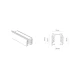 Рейка до трекового світильника Nowodvorski CTLS TRACK чорний 8714