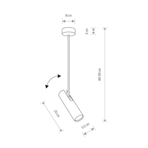 Світильник спот Nowodvorski EYE SUPER GU10 чорний 6502 - Фото 2