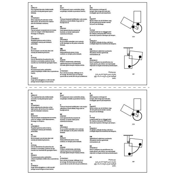 Світильник спот Nowodvorski EYE SUPER GU10 чорний 6502 - Фото 4